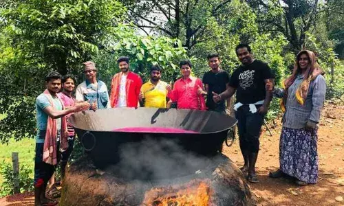 Farmer extracts jaggery from watermelon juice