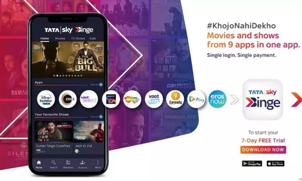 Tata Sky Launches Tata Sky Binge app for Android and iOS