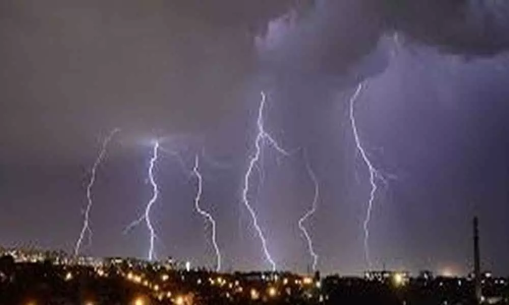 Thunderstorm lashes Krishna district