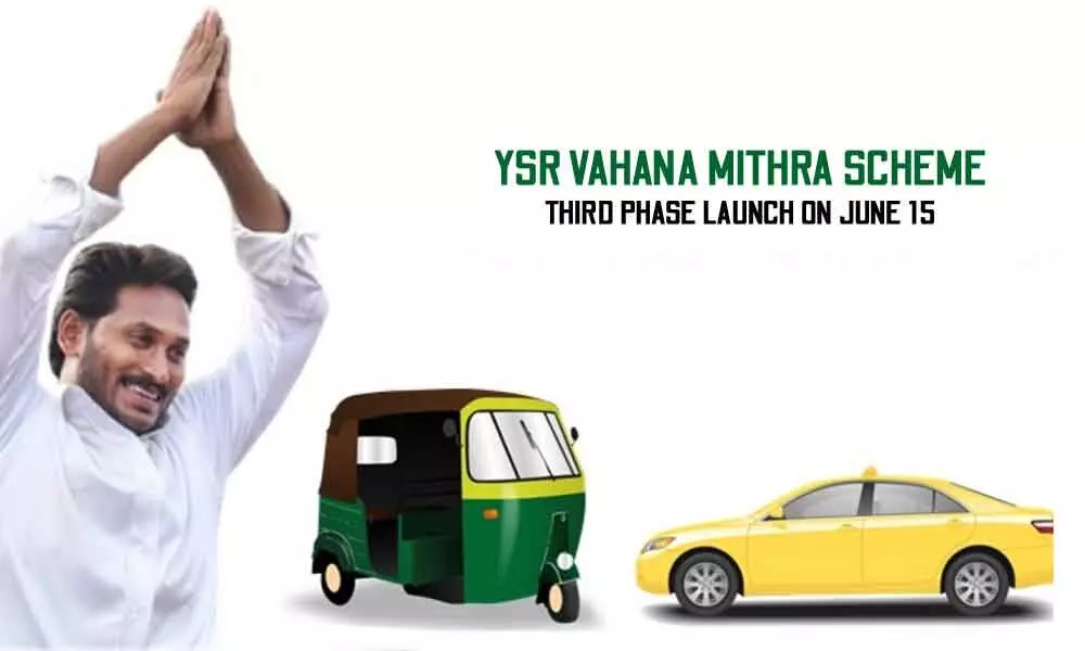 CM YS Jagan to launch third phase of Vahana Mithra on June 15