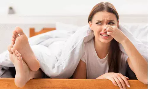 Natural cure for stinky feet