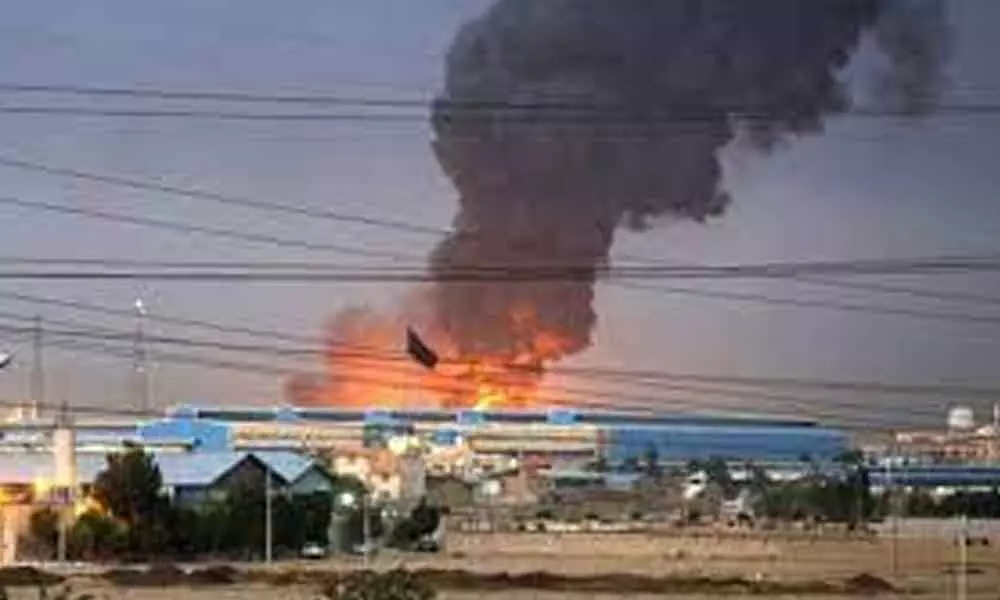 Fire erupts in Tehran oil refinery