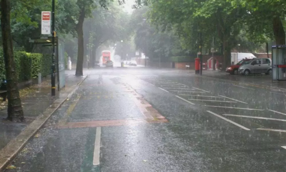 The Meteorological Department issued a rain alert to Andhra Pradesh