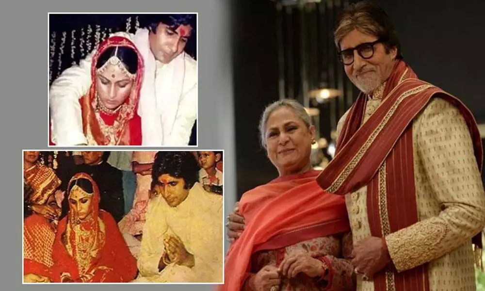 Big B posts wedding pics with Jaya on 48th anniversary