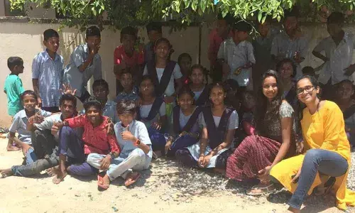 Student duo Ankitha Reddy & Rhea Thakkal on awareness journey to boost poor kids mental health