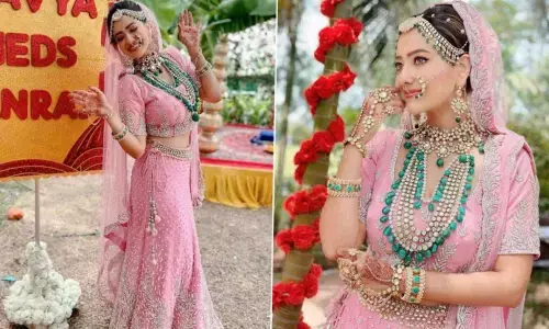 Madalsa wore 10-kg lehenga for wedding scene in Anupamaa