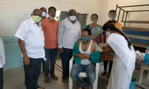 Civil supplies stood top on list in vaccination drive in Rangareddy district