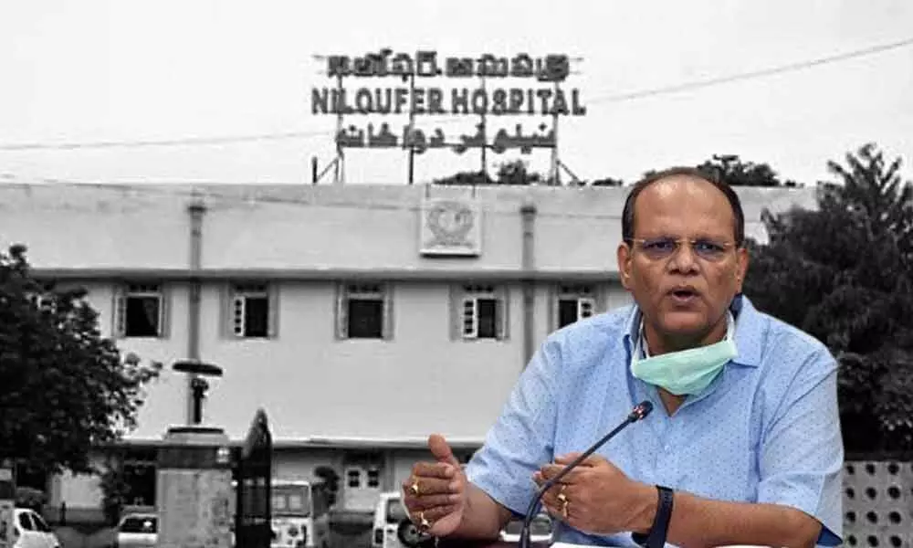 CS Somesh Kumar Visits Niloufer Hospital And Asks The Hospital Officials To Be Ready To Deal With Third Wave Of Covid-19