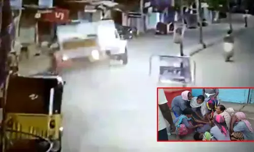 Two killed as pickup truck runs amok in Telangana