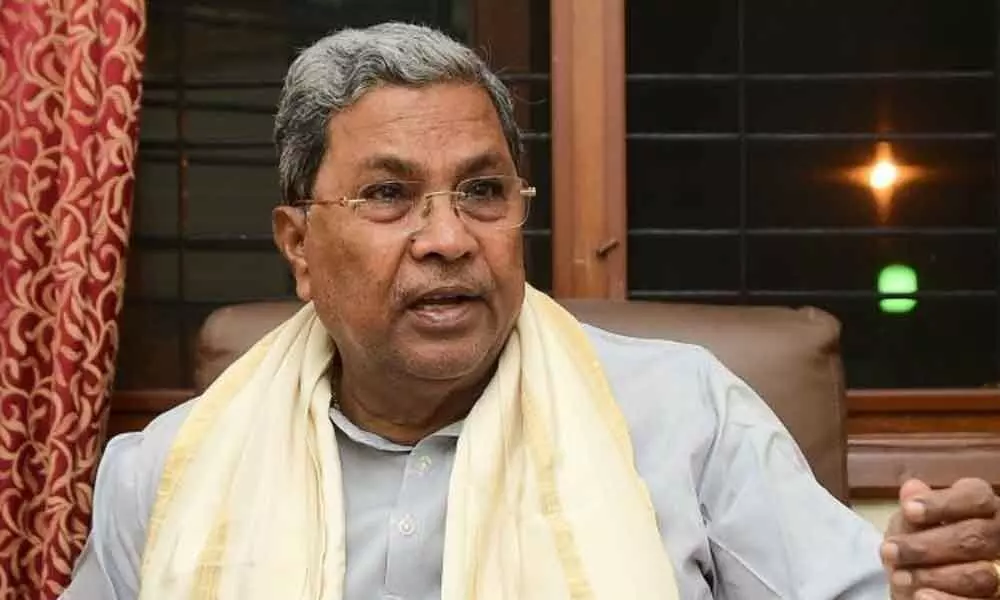 senior Congress leader Siddaramaiah