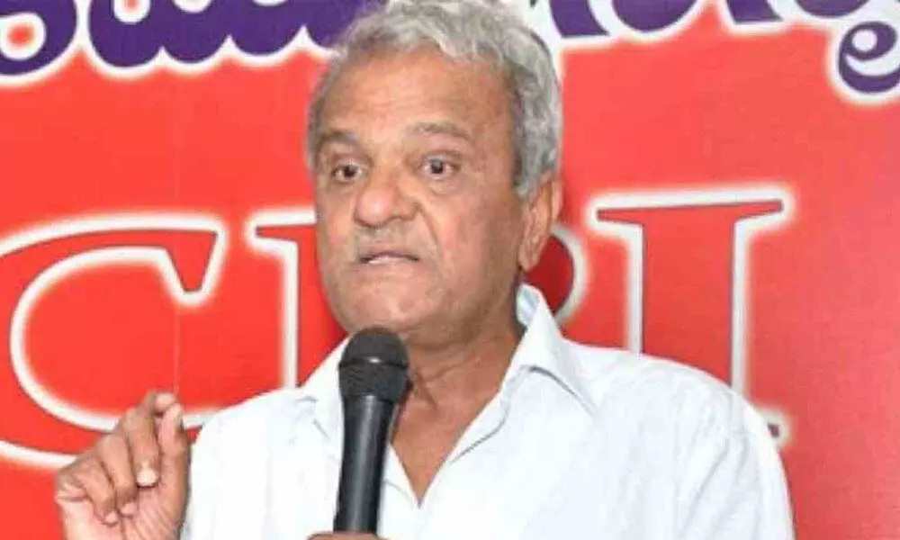 CPI national secretary K Narayana