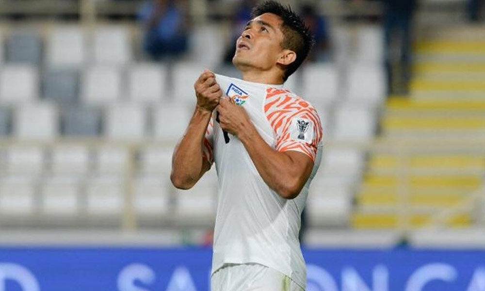 Sunil Chhetri reacts to Messi, Ronaldo comparisons after brace against ...