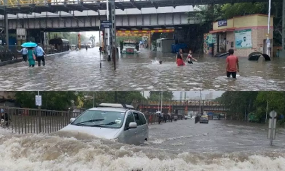 First day of monsoon, Mumbai on its knees as trains, traffic hit