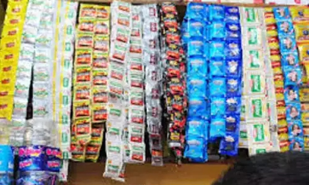 Five nabbed for selling gutka