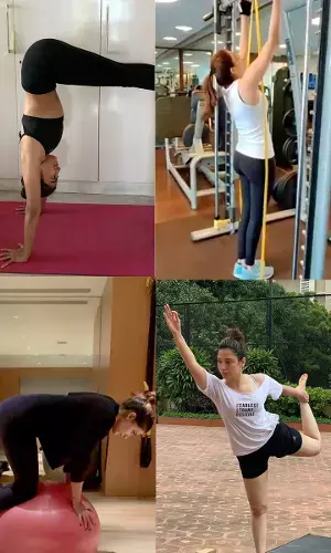 From Kajal Aggarwal to Pooja Hegde: Stunning Looks Of Tollywood Divas In Their Gym Wear