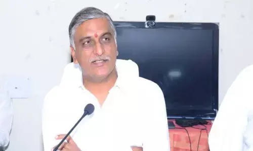 Harish Rao ridicules Bhatti Vikramarka, says lands sale for development