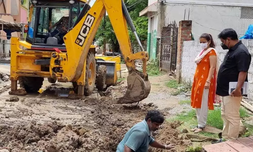 Pre-monsoon works at a pace in Alwal