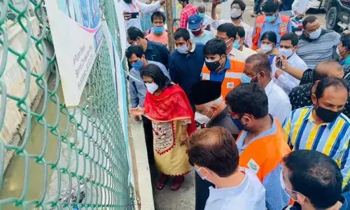 Hyderabad Mayor Gadwal Vijayalakshmi’s maiden visit to Old City