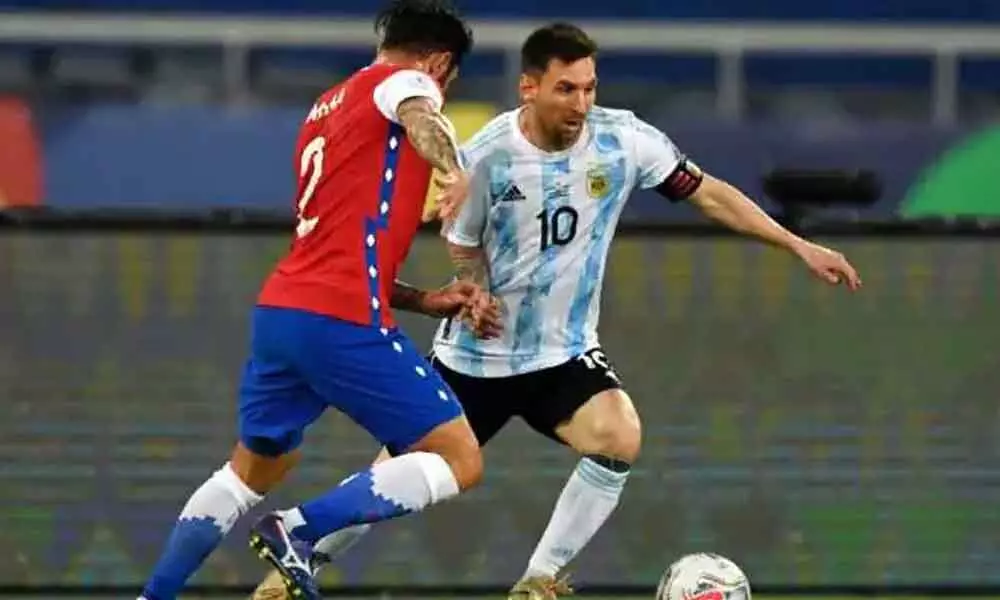 Lionel Messi nets trademark free kick in Argentina’s 1-1 vs Chile