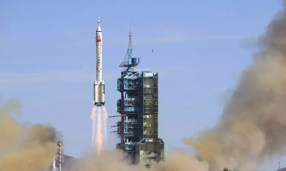 China launches 1st crewed mission for space station construction