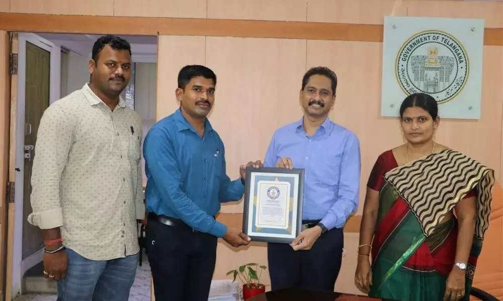 Constable from Karimnagar enters Guinness Book of World Records