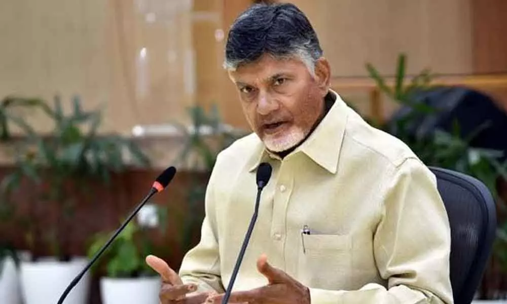 TDP national president N Chandrababu Naidu