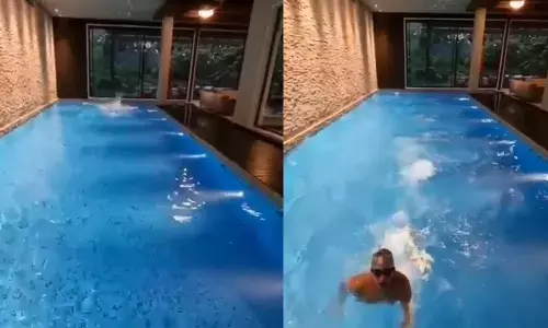 Maheshs son Gautams hidden talent exposed