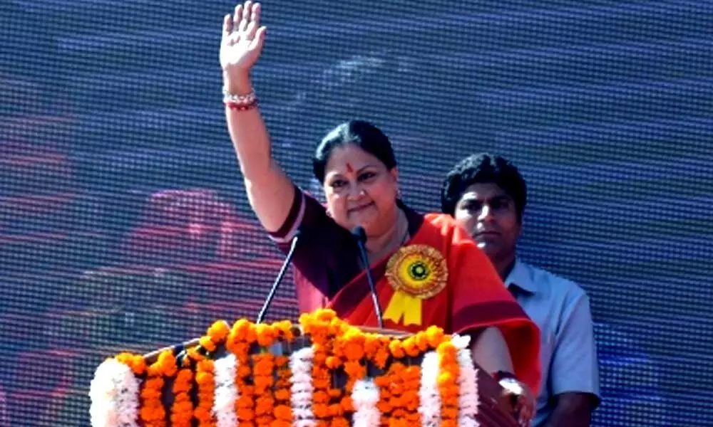 Vasundhara Raje is BJP, BJP Raje in Rajasthan triggers tumult in state unit