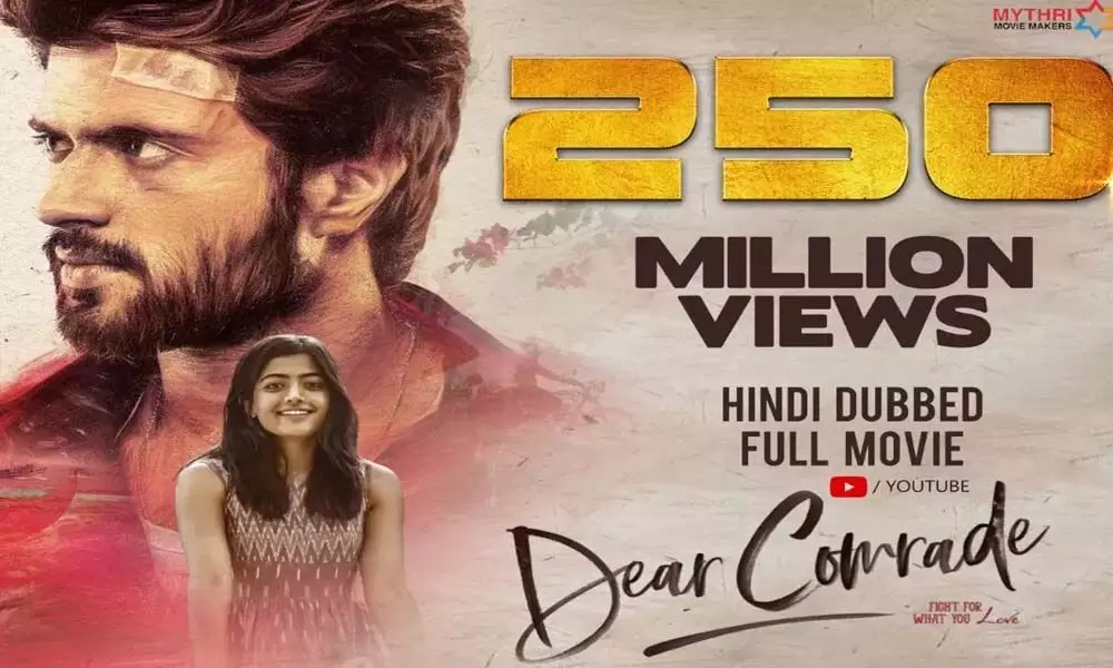 Rashmika Mandanna on Dear Comrade Hindi dub crossing 250mn views