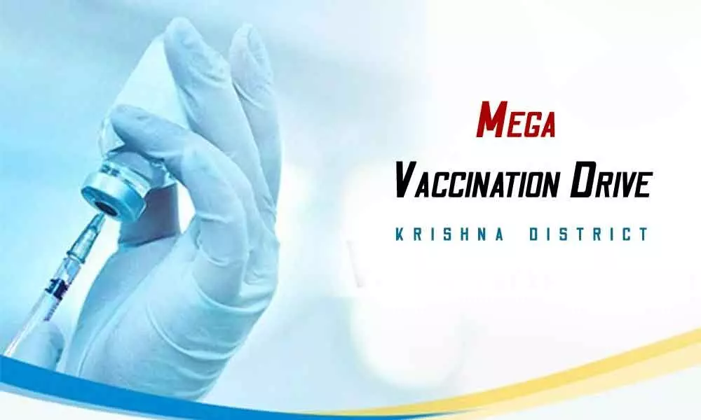 Mega Covid Vaccination Drive: One lakh doses to be administered in Krishna district