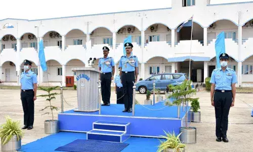 Change of command of Air Force Station