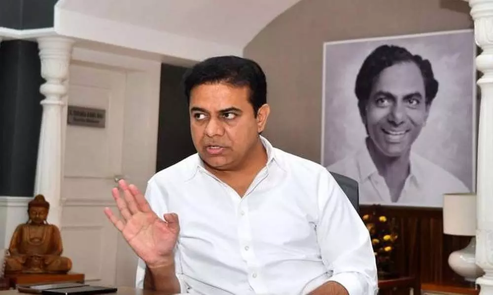 Minister for IT and Industries KT Rama Rao