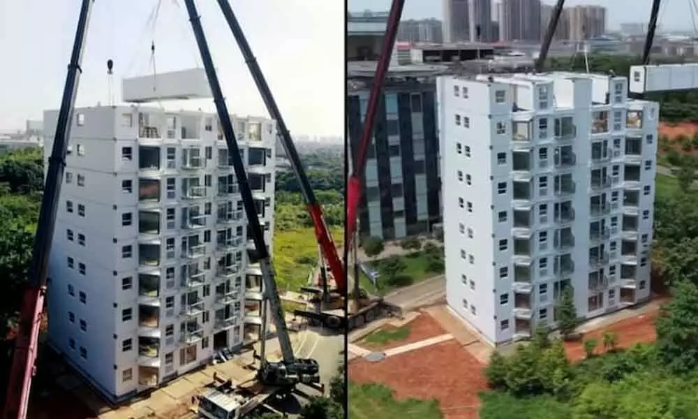 10-storey building in China constructed within 28 hours