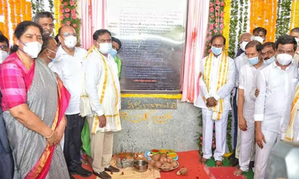 CM KCR inaugurates new Warangal Urban collectorate built with Rs.57 Crore