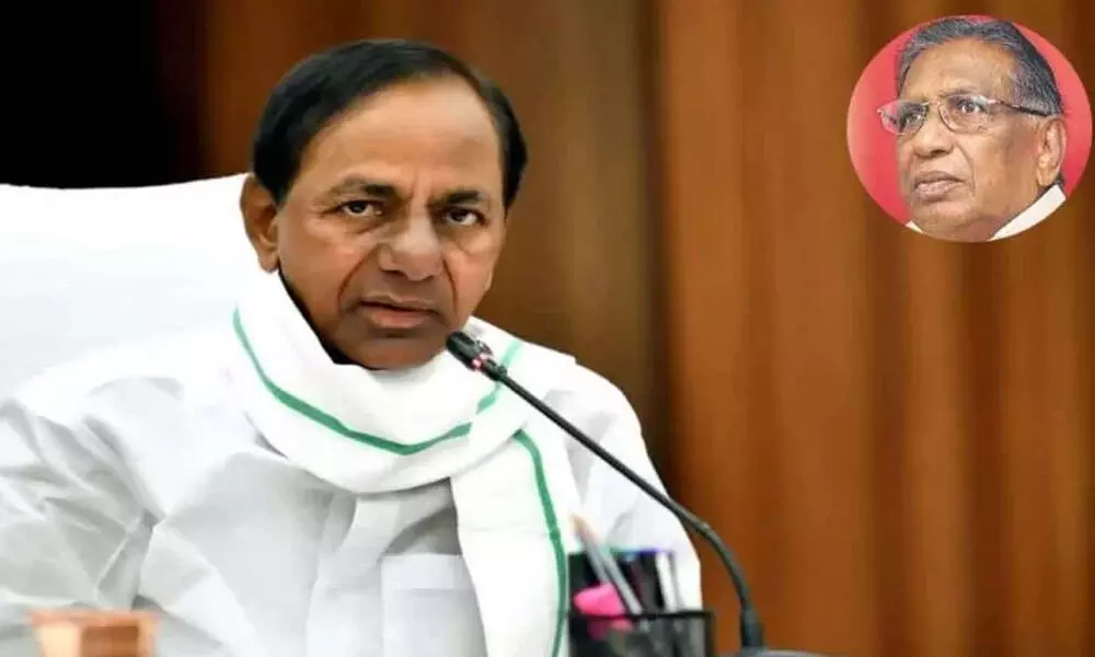 CM KCR lauds Jayashankar’s services