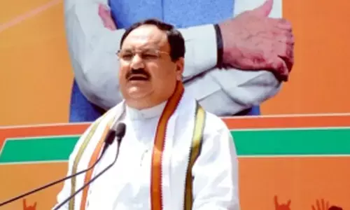 Bharatiya Janata Party national president J.P. Nadda