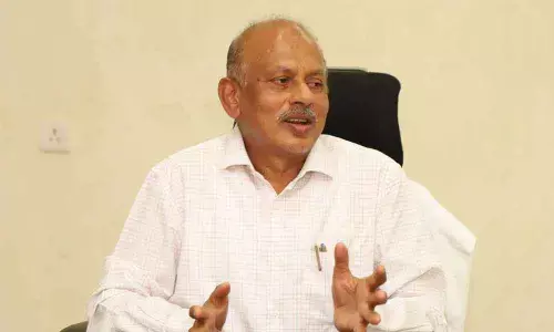 APTDC Executive Director Malla Reddy addressing media at SIHM in Tirupati on Monday