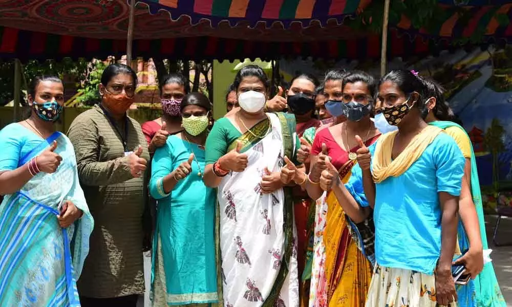 Special vaccination drive for transgenders         Photo Srinivas Setty