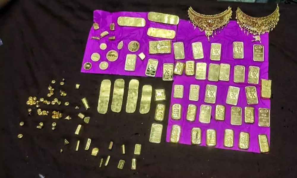 Gold biscuits worth Rs. 2.40 crores seized in Kurnool