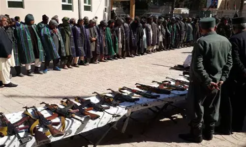 130 Taliban militants surrender in Afghanistan