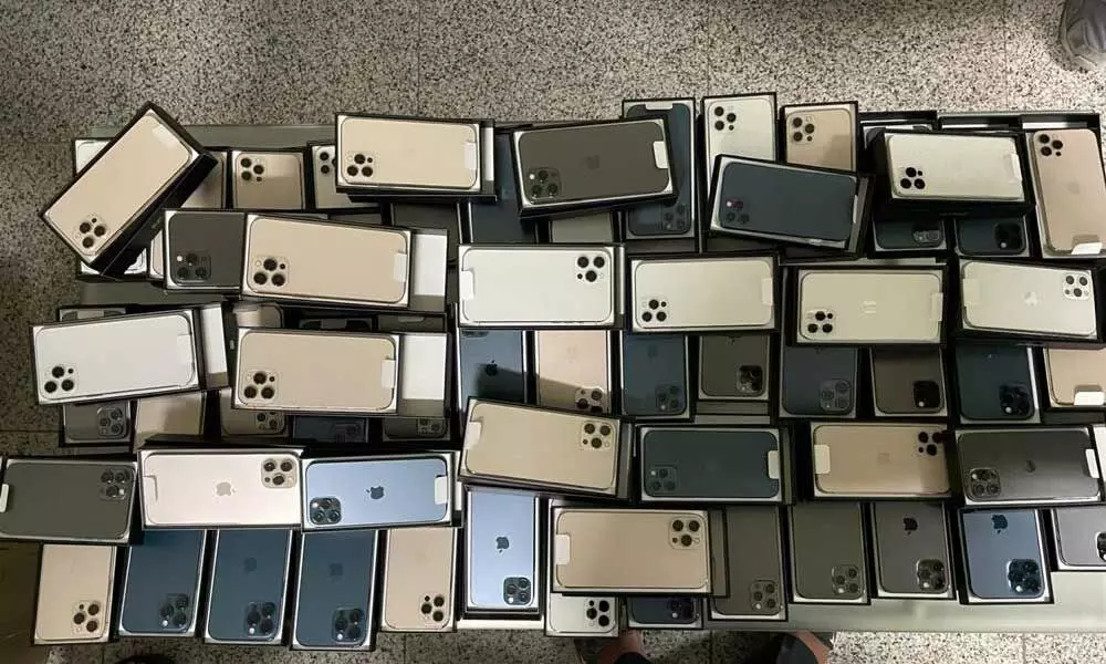 iPhones seized