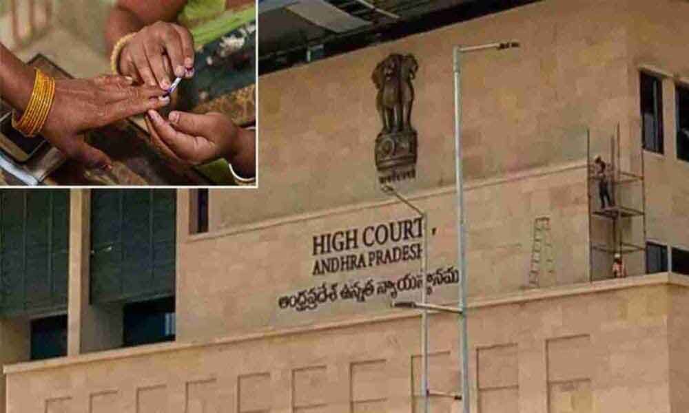 AP High Court Division Bench stays single Judge bench orders to cancel