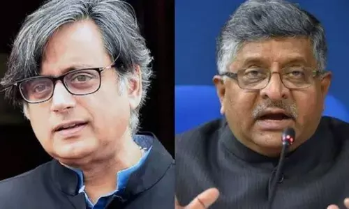 Shashi Tharoor and Ravi Shankar Prasad