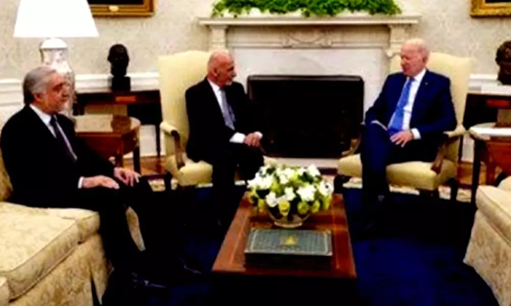 Biden meets visiting Afghanistan leaders at White House