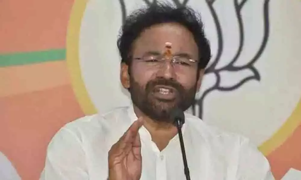 Union Minister of State for Home Affairs G Kishan Reddy