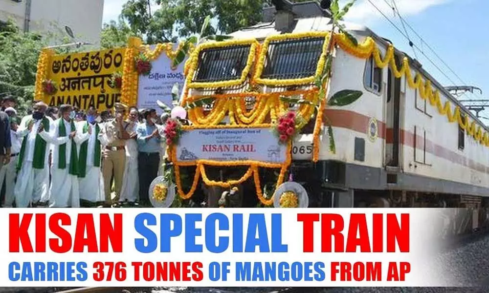 Andhra Pradesh exported 16,000 MT mangoes through Kisan trains