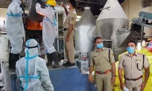 Drugs worth 50 cr burned by cops on Intl Day Against Drug Abuse