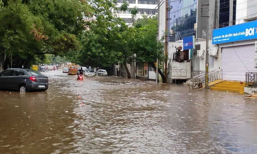 Hyderabad: Heavy rains trigger water-logging, tree falls in Tarnaka