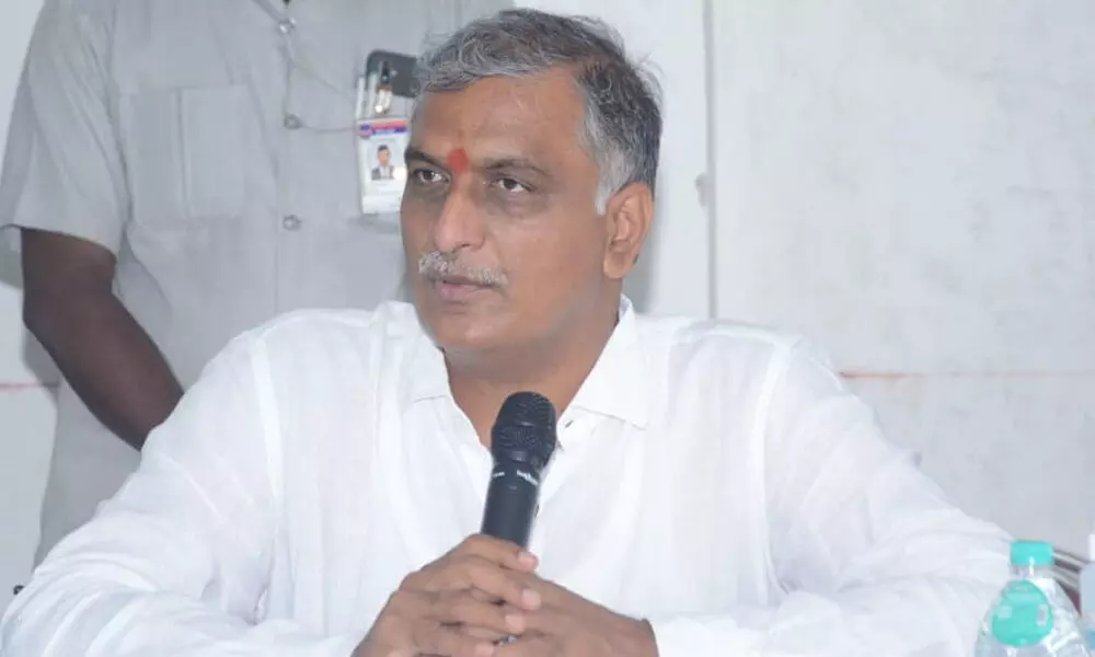 Finance minister T Harish Rao