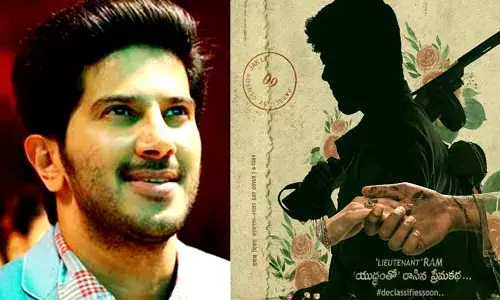 Dulquer Salmaans next movie Titled Yuddham Tho Rasina Prema Katha